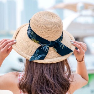 Gaoda Factory Direct Sales Cheap Wide Brims Women Paper Straw Handmade Sun Hats