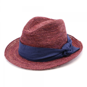 Summer Short Brim Five-color Optional Raffia Woven Hat Sun-protective Breathable Gentleman Fedora Hat