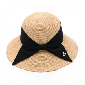 Gaoda Factory Hot Style Sophisticated Technology Raffia Women Wide Brim Summer Hat