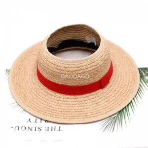 高達工廠批發直銷流行拉菲草遮陽帽沙灘女士兒童夏季帽子