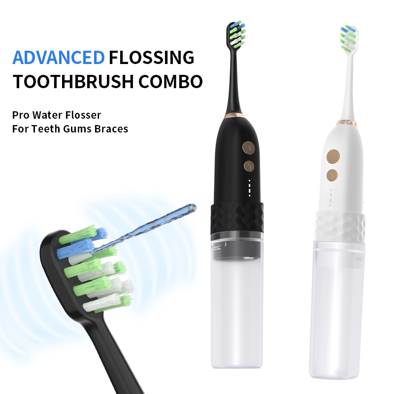 S6 PRO: 2-in-1 Sonic Toothbrush & Water Flosser for Complete Oral Care