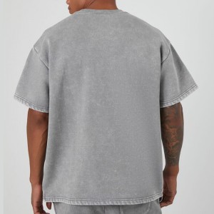 Acid Washed Short Sleeve T Shirt