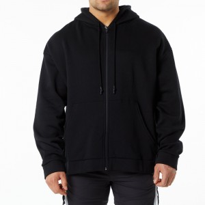 Men’s Brushed Fleece Oversized Full-Zip Jacket