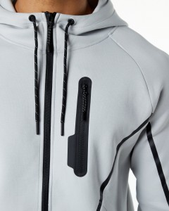 Men’s Interlock Knit Outdoor Hiking Full-Zip Jacket