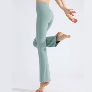 High Waist Women Sports Pants Yoga Wear Flare Leggings