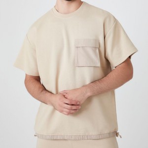 Heavyweight Cotton Short-Sleeve Crew Neck T Shirt