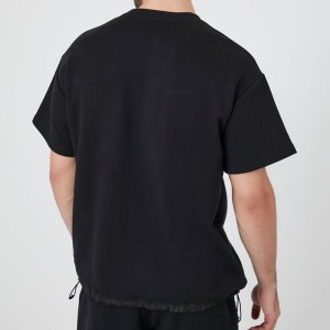 Heavyweight Cotton Short-Sleeve Crew Neck T Shirt