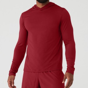 Super-soft Stretchy Breathable Long Sleeves Training Pullover Hoodie