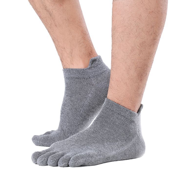 China Cotton Toe Socks Men 5 Toes Running Socks Manufacturer and Supplier