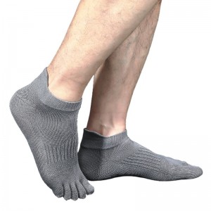 Cotton Toe Socks Men 5 Toes Running Socks
