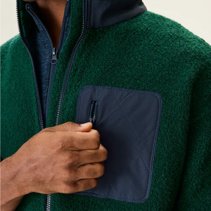 Recycled Polyester Fleece Full Zip Jacket