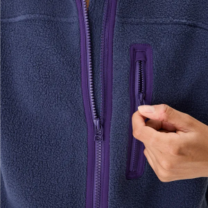 Fleece Jacket Manufacturer Ladies Winter Jacket With Zip Pocket
