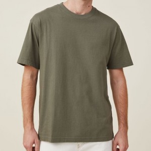 Men Blank Heavy Weight Box Fit Plain T-Shirt Short Sleeve