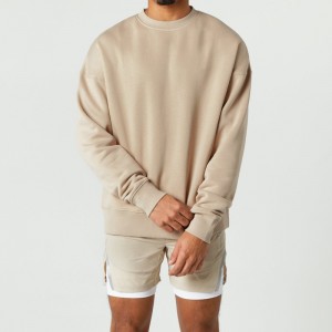 Oversized Fit Drop Shoulder Crewneck Sweatshirt