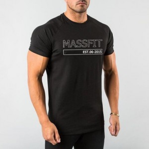 OEM Manufacturer Muscle Gym T Shirt - Cotton Men Running T Shirts  – MASS