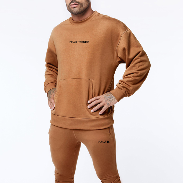 OEM manufacturer Cotton Spandex T Shirt - Custom Print Men Oversize Sweater – MASS