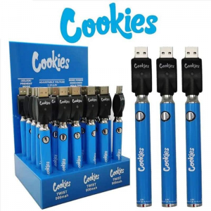 CBD 900mAh Cookies Twist Battery Charger Kit Preheat Battery Voltage Adjustable