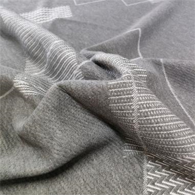 2022 wholesale price Double jacquard mattress fabric - Bamboo charcoal /polyester grey spun yarn mattress protector pillow case fabric – Tianpu