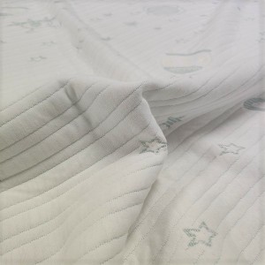 Children design baby design soft mattress fabric 100%polyester spun