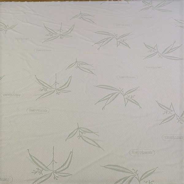Best Mattress Jacquard fabric with non-woven Factories –  Natural green mattress knitted fabric 100% bamboo/polyester NEW COLLECTION – Tianpu detail pictures