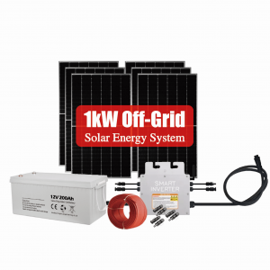 Off-Grid solar energy system – Lower power (up to 5kW)