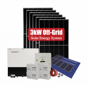 Off-Grid solar energy system – Lower power (up to 5kW)