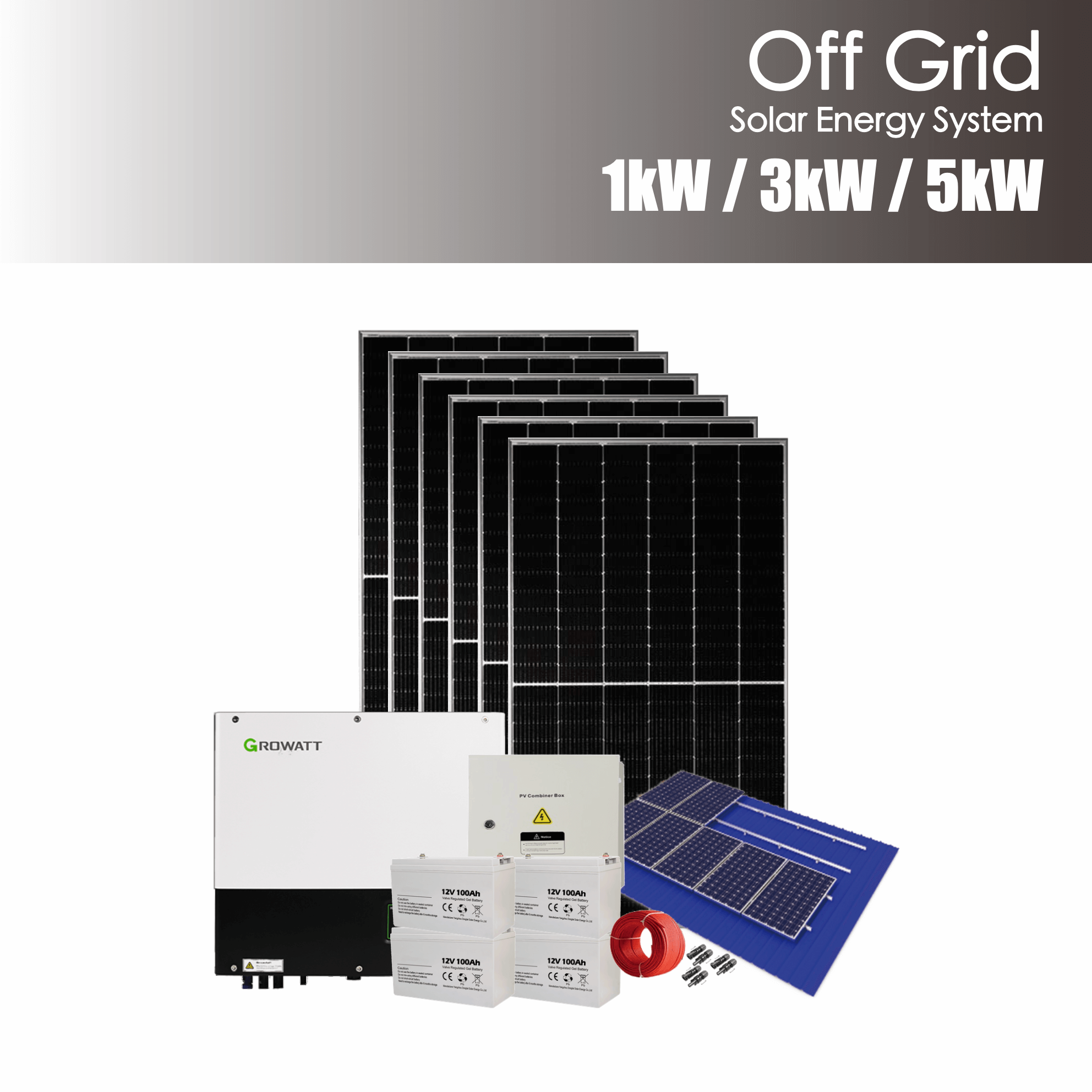 Off-Grid solar energy system – Lower power (up to 5kW) Featured Image