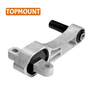 TOPMOUNT 51805431 51813604 Auto Parts Engine Mount Rear Engine Mounting for Fiat Fiorino MPV for PEUGEOT Bipper 2007-