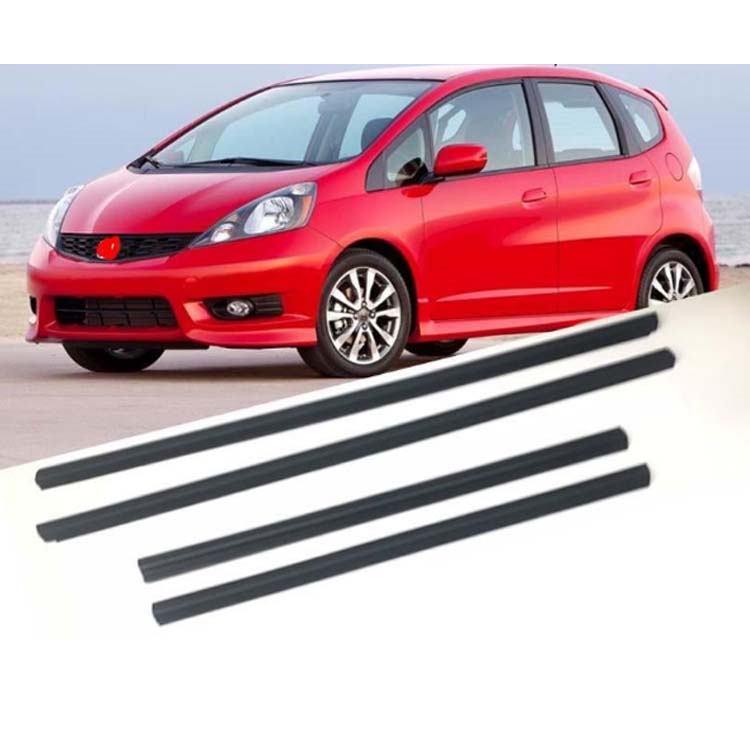 Auto Body Parts door and window glass waterproof rubber sealing strip weather strip kit for honda fit 2009-2013