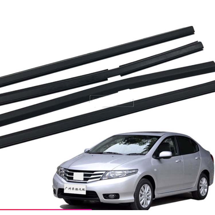 Auto Body Parts door and window glass waterproof rubber sealing strip weather strip kit for honda city 2009-2013