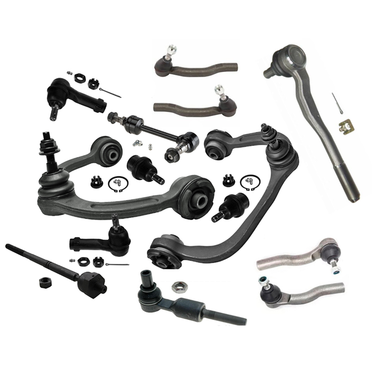 Frey Auto Parts Suspension Kits ສໍາລັບ Bmw E46 ການຄວບຄຸມຊ້າຍຂວາ Arm Tie Rod End Stabilizer Link 31126758519 31126758520
