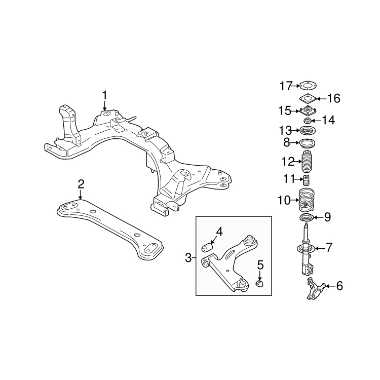 L EC0133031D R EC0133021D L 2L8Z3K186AA R 2L8Z3K185BA Factory Price Auto Parts Steering Knuckle for Ford Escape 2004-01