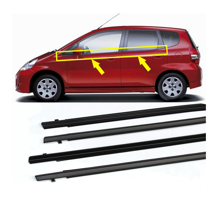 Auto Body Parts door and window glass waterproof rubber sealing strip weather strip kit for toyota prius 2004-2009