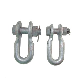 Galvanized bow Shackles Galvanized ball clevis
