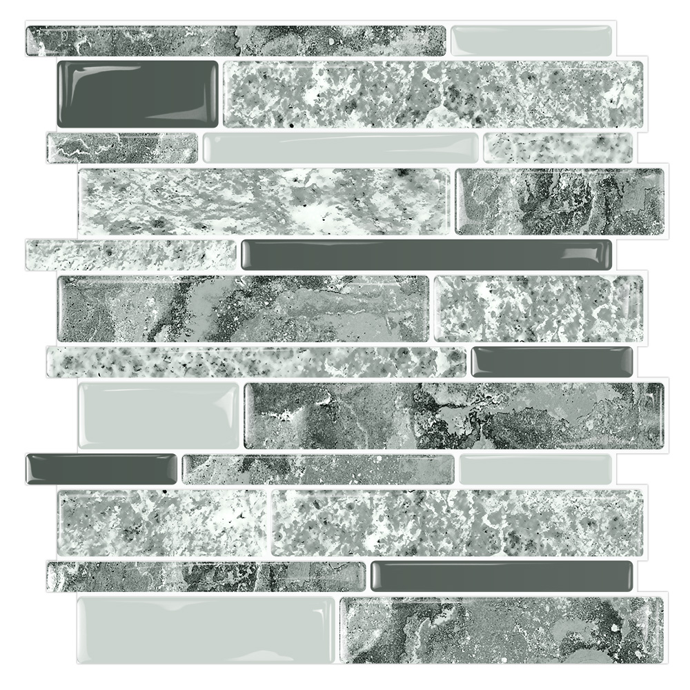 Chinese wholesale Anti Slip Outdoor Flooring - Flexibird Wholesale Peel And Stick Backsplash Kitchen Brick Wall Sticker Vinyl 3d Mosaic Self Adhesive Wall Tiles – Rockpearl