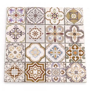Chinese Professional Glass Mosaic Tile - Suitable For Bathroom Accessories Inkjet Printing Stone Mosaic Tiles Wall Decoration – Rockpearl