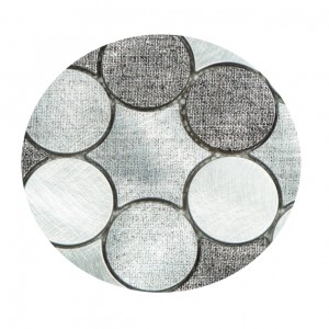 Original Design Irregular shape Art Murals  Inkjet Printing Metal  Aluminum Mosaic Tiles backsplash Tile