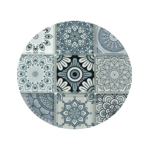Art DIY Design Inkjet Printing Glass Mosaic Tiles Patterns