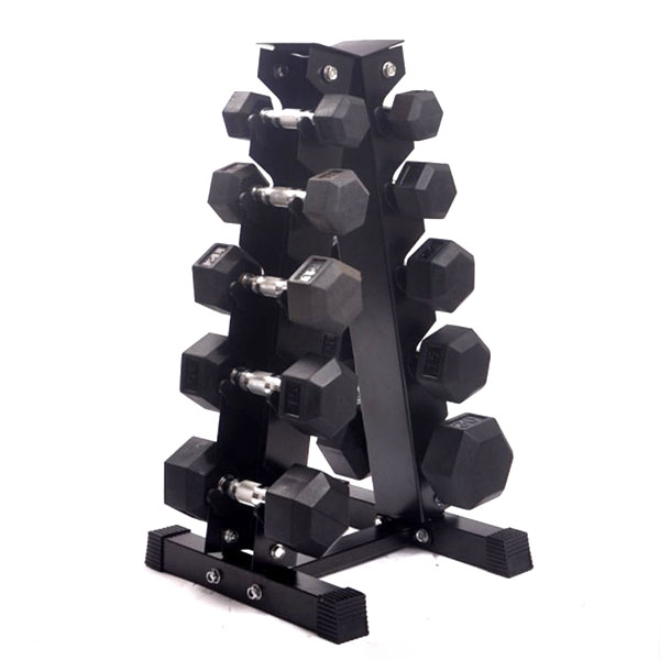 Commercial Bodybuilding Cast Iron A Dumbbell Rack For Sale