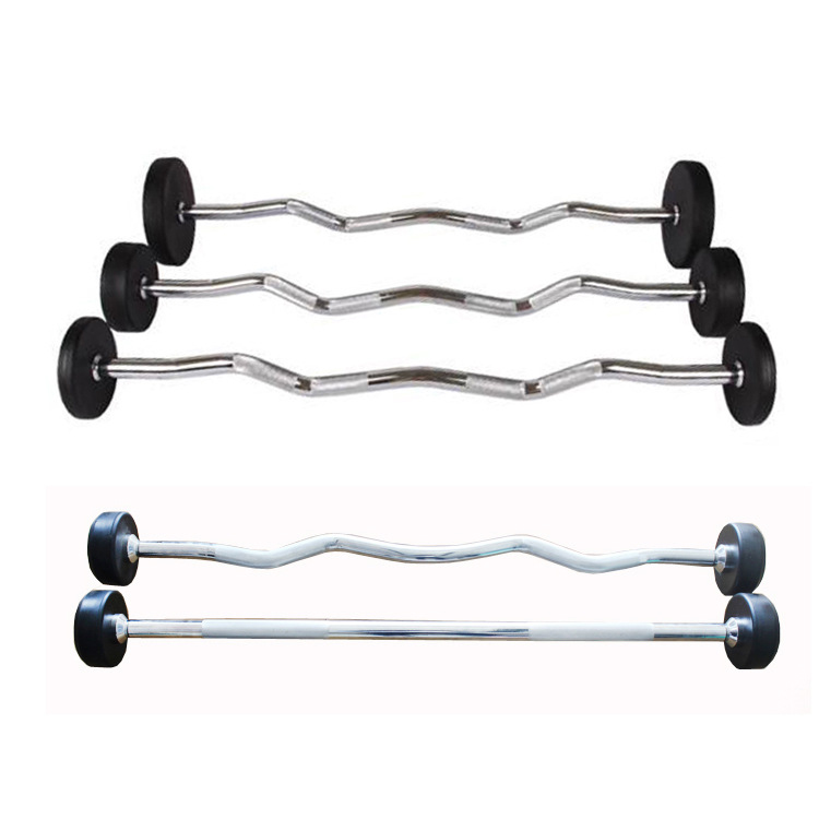 Bodybuilding equipment weight barbell fixed barbells for export