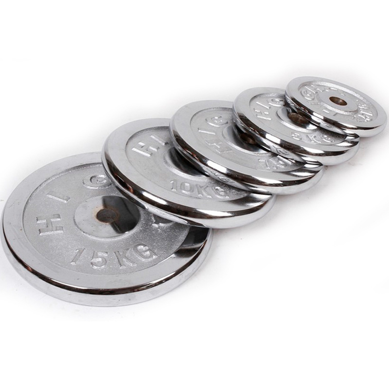 Wholesale Custom Chrome Body building 20KG chrome barbell plates  Bumper weight  Plates