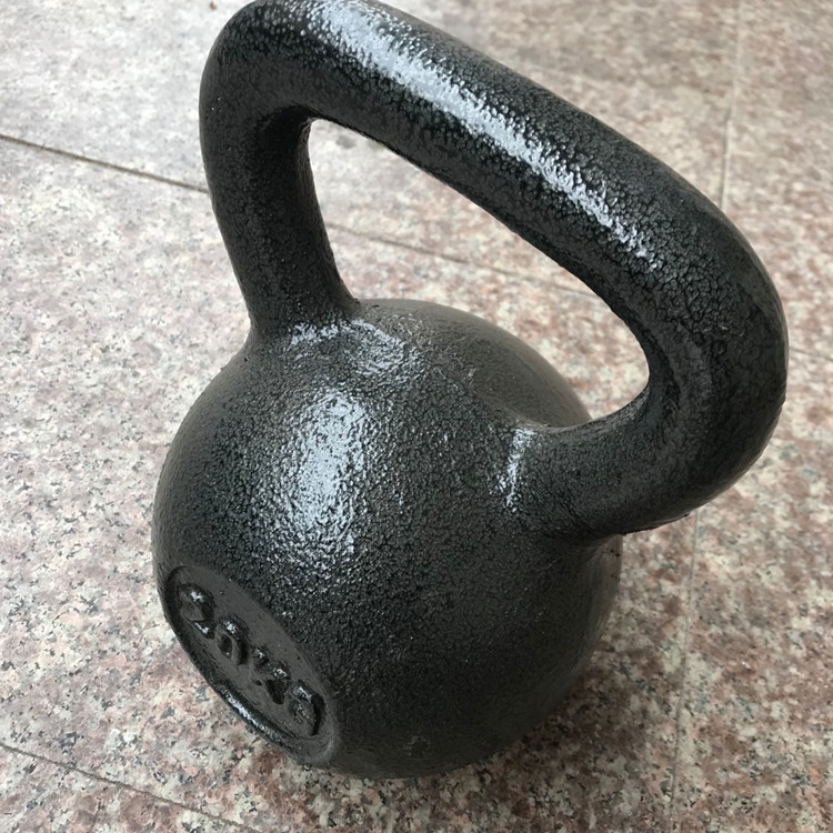 Fixed Competitive Price Iron Kettle Bell - Bodybuilding cast  Iron Powder coating Painting Kettle bell – Meiao
