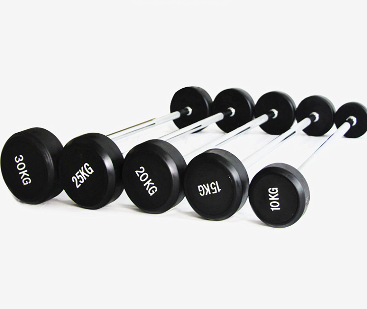 100% Original Factory Rubber Barbell Plates - Straight or Curl Fixed  Barbell Weight Plate For Strength Exercise – Meiao