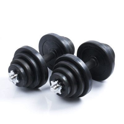 New arrival product  steel rubber round cheap dumbbell set gym equipment