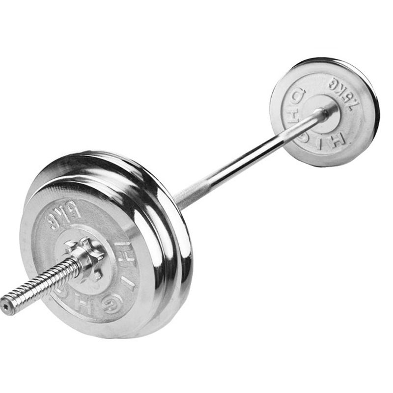 Gym standard chrome weightlifting barbell bar