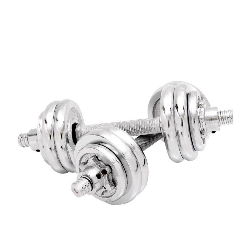 Top quality stainless steel weight  rotating dumbbell