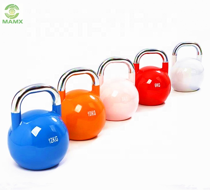 18 Years Factory 26kg Kettle Bell - Fine Quality Durable competition 2Lb Weight On Sale painting Kettle Bell – Meiao