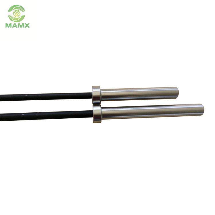 Hot Selling Weightlifting All Steel Silver Weightlifting Barbell Bar