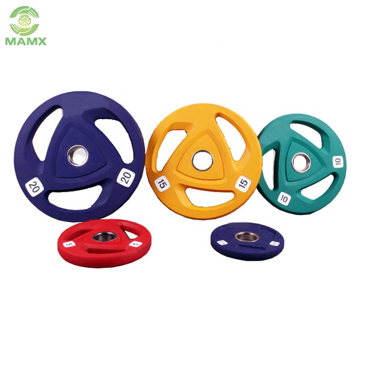 Free Weight Training Competition PU Bumper Weight Plates