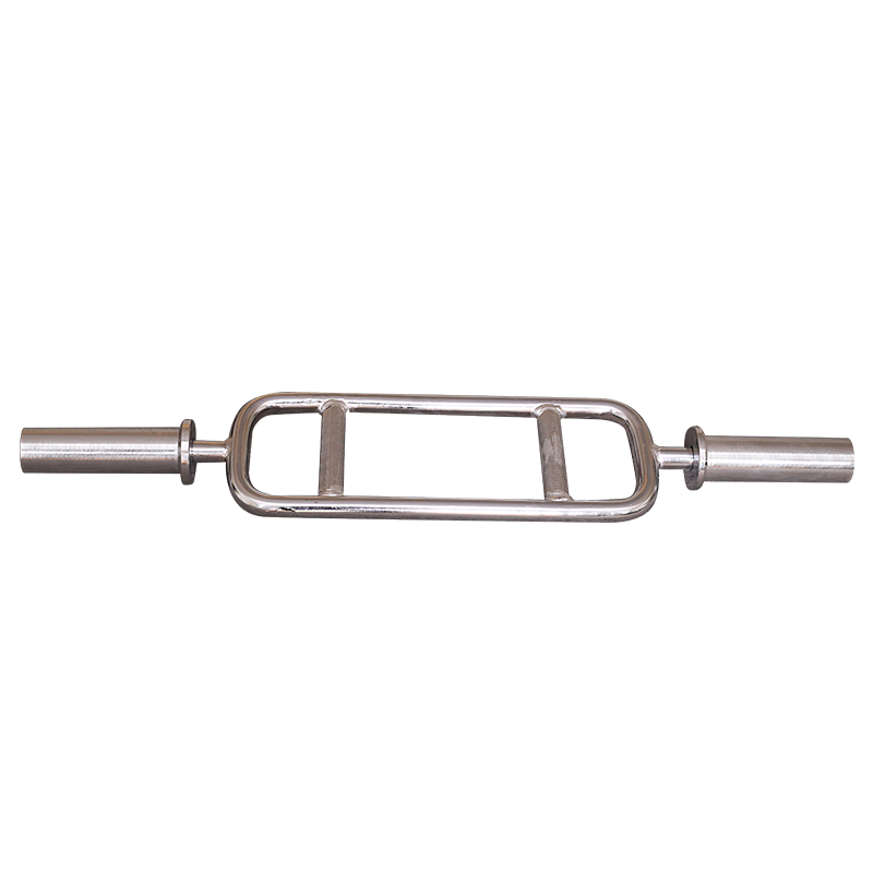 Newly Arrival 50 Mm Barbell - 34 inches weight lifting square trap barbell  bar  hexagon chromed  triceps bar – Meiao